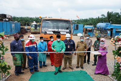 Wakil Bupati Rokan Hulu Saksikan Put On Production (POP) Sumur Kumis-02 PHE Siak